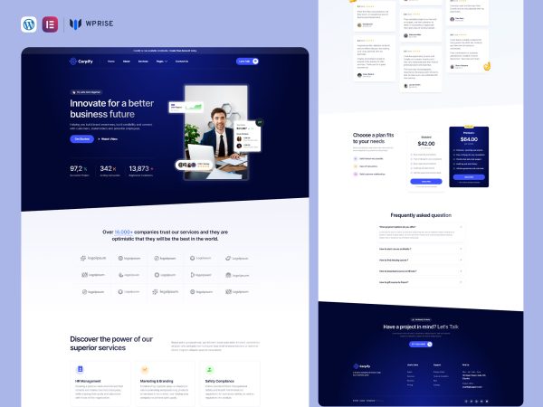 Corpify - Corporate Business Elementor Template