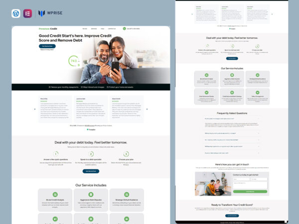 CredGuard - Credit Repair Lead Generation Landing Page