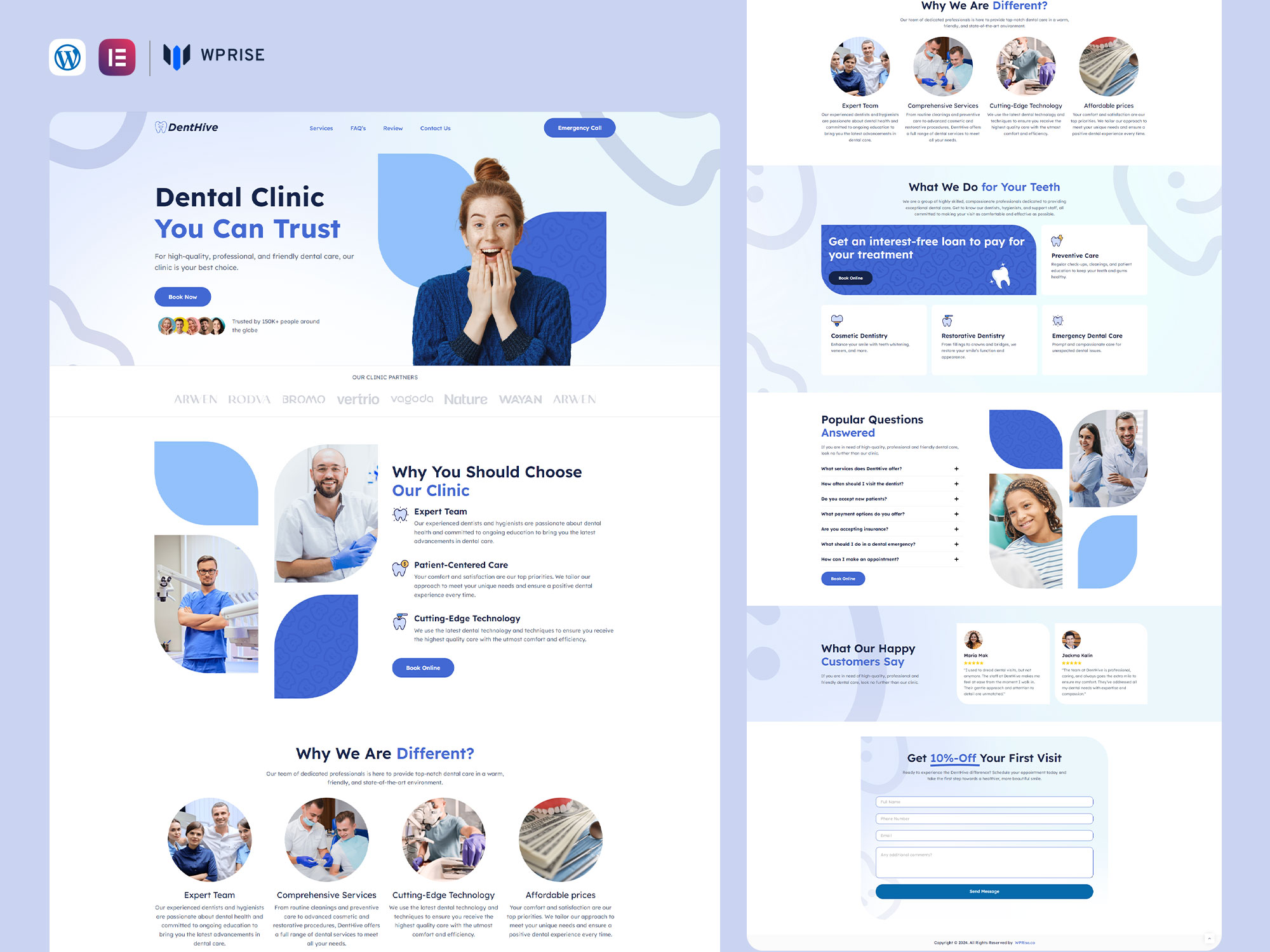 DentHive - Dental Lead Generation Landing Page