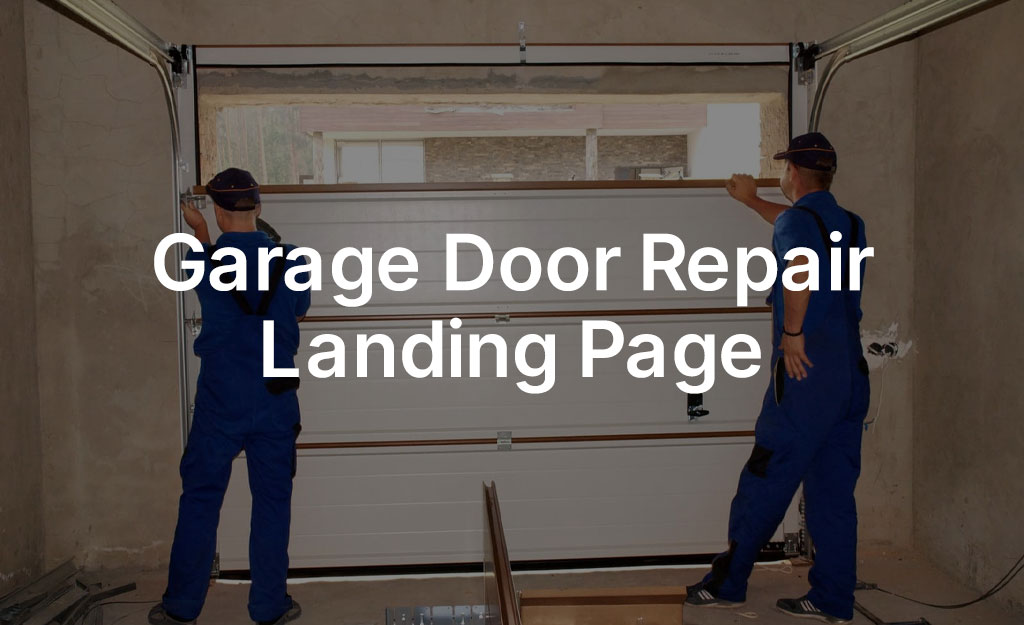 Garage Door Repair Landing Page