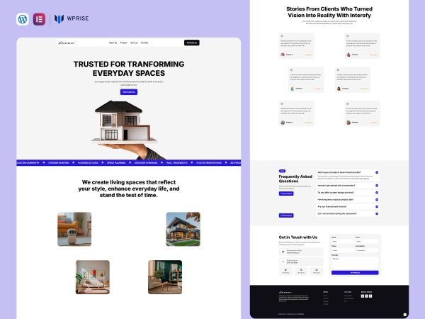 Interofy - Home Solutions Lead Generation Landing Page