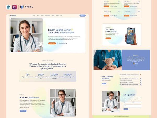 Pediara - Pediatric Dental Clinic Lead Generation Landing Page