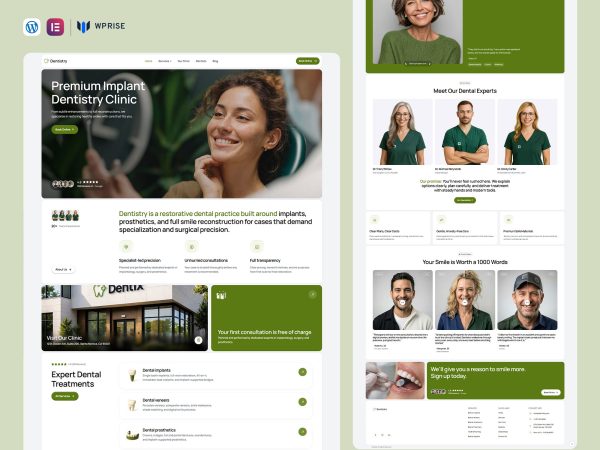 Dentistry – Dentistry Clinic Elementor Template