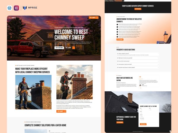 ChimneyGuy – Chimney Sweep Landing Page for Lead Generation