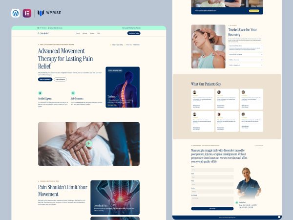 ChiroRelief - Chiropractic Lead Generation Landing Page