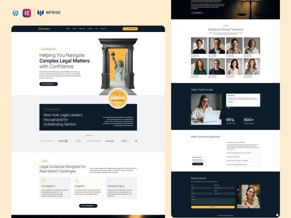 ProLegal – Law & Legal Landing Page for Lead Generation