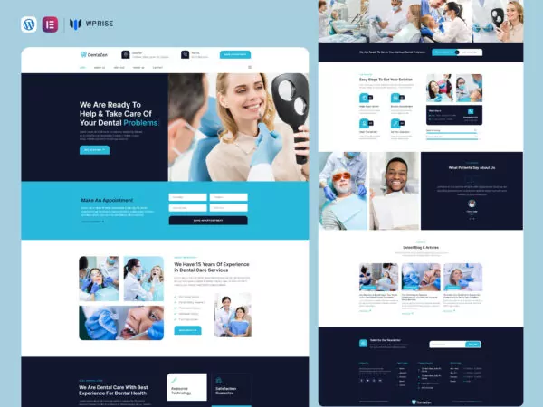 DentaZen - Dentist & Dental Clinic Elementor Template