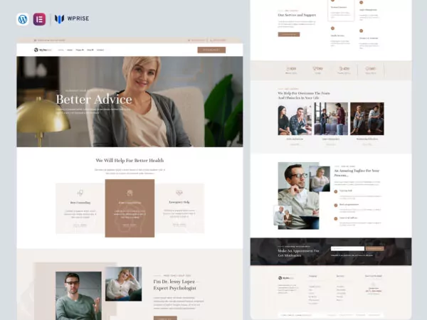 MyMentor - Life Coach & Speaker Elementor Template