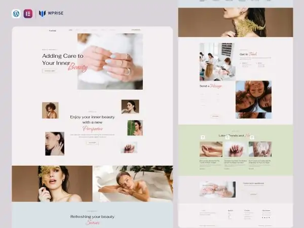 Nailistic - Nail Parlor & Beauty Care Elementor Template