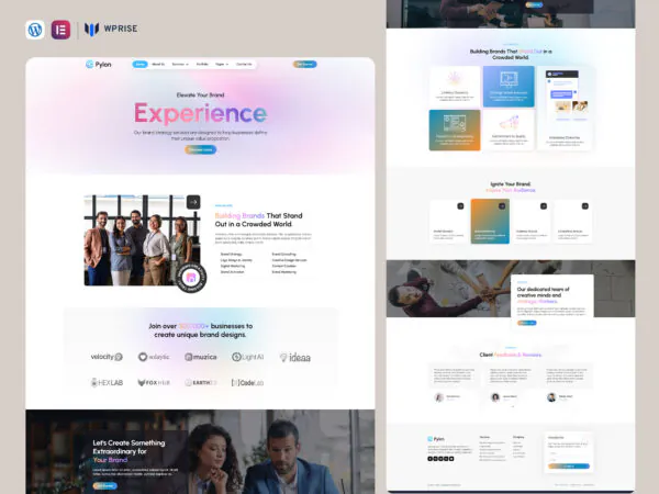 Pylon - Digital Marketing Agency Elementor Template