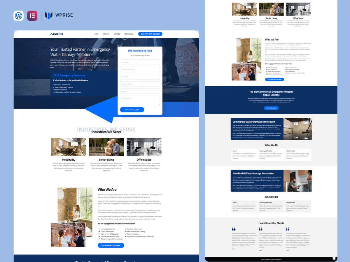 Roofing Landing Page