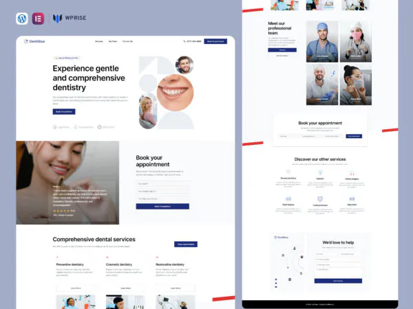 DentGlow - Dental Landing Page For Lead Generation