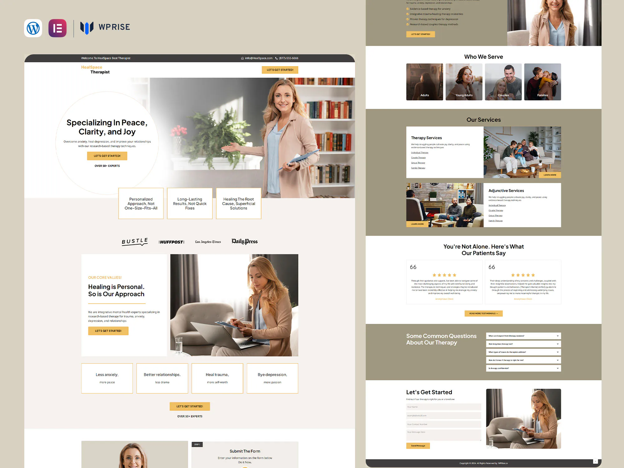 HealSpace - Therapist-Lead-Generation-Landing-Page