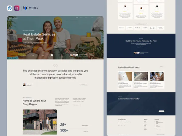 RealExpert - Real Estate & Property Elementor Template