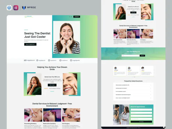 PearlDent - Dental Lead Generation Landing Page