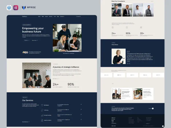FinMatic - Finance and Tax Expert Elementor Template