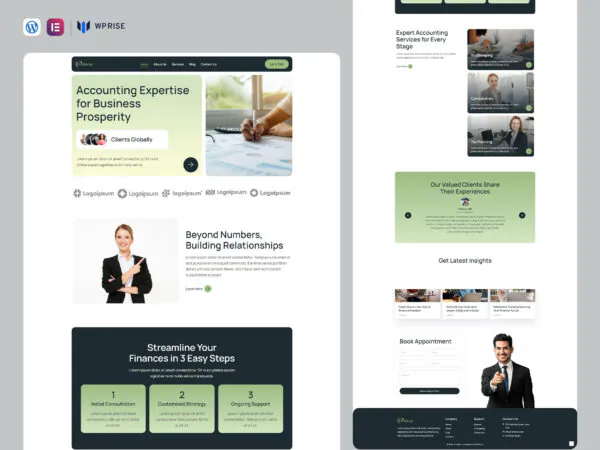 FinVerse - Business Consulting & Coaching Elementor Template