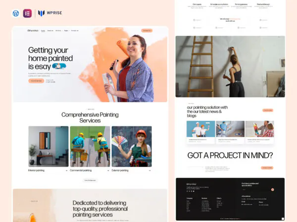 PaintWall - Professional Painting Services Elementor Template