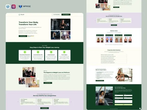 FlexFit - Weight Loss Landing Page for Lead Generation