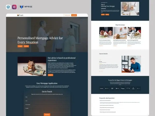 Proply - Mortgage Advice Landing Page for Lead Generation