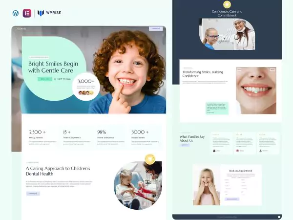 Dentik - Pediatric Dental Clinic Lead Generation Landing Page